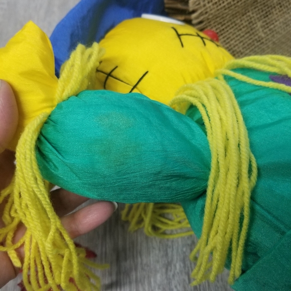 Nylon plush scarecrow (vintage) - Picture 5 of 14